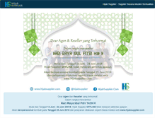 Tablet Screenshot of hijabsupplier.com